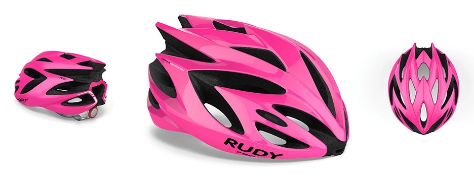 Casque Vélo De Route Et VTT Rudy Project Rush Rose Fluo – Image 2