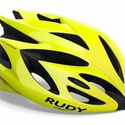 Casque Vélo De Route Et VTT Rudy Project Rush Jaune Fluo