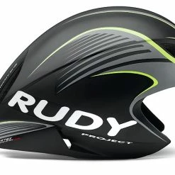 Casque Vélo Profilé Rudy Project Wing 57 Noir Et Jaune Fluo