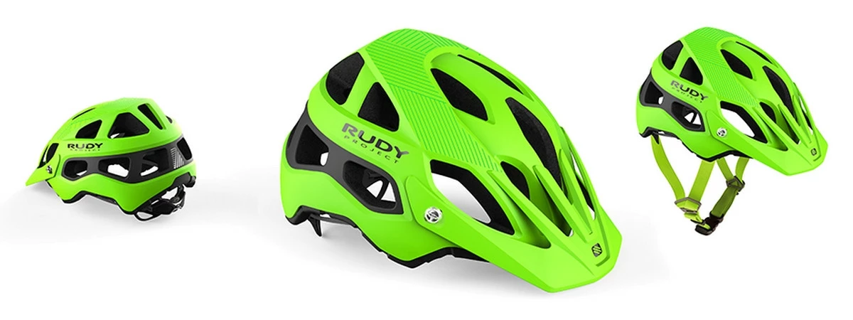 Casque Vélo VTT Enduro Rudy Project Protera Lime Fluo Noir – Image 2