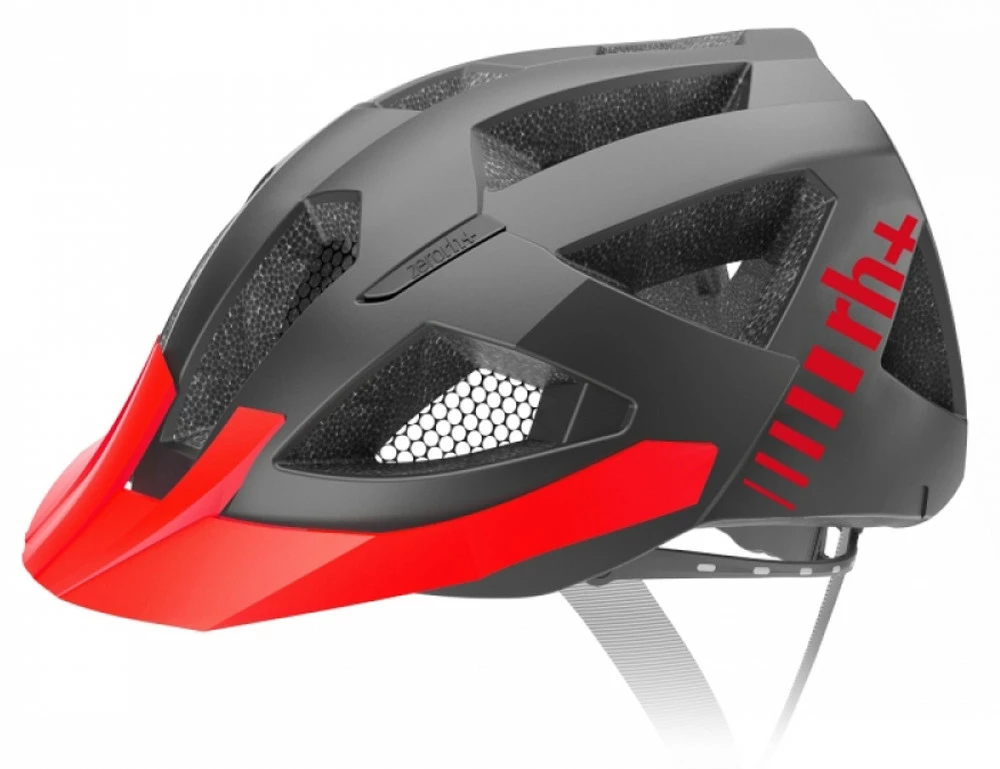 ZERO RH+ Casque Vélo VTT Zero Rh Black Combo Gris Rouge