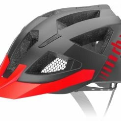 ZERO RH+ Casque Vélo VTT Zero Rh Black Combo Gris Rouge