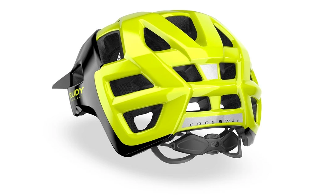Casque VTT Rudy Project Crossway Noir Jaune Brillant – Image 3