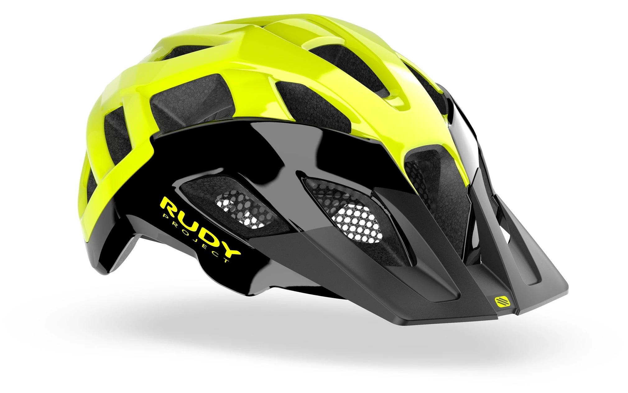 Casque VTT Rudy Project Crossway Noir Jaune Brillant
