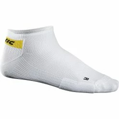 Chaussettes De Vélo Mavic Cosmic Low Basses Blanches