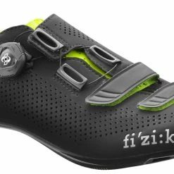Chaussures Vélo De Route Fizik R4B Uomo Noir Jaune