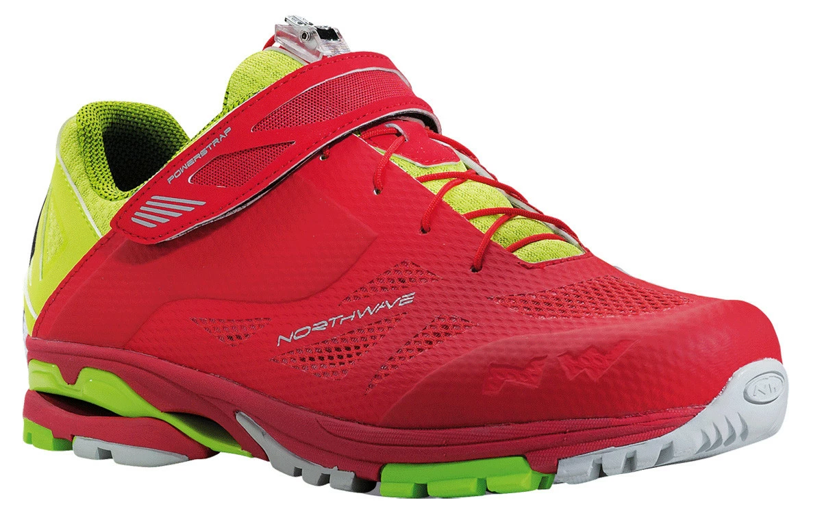Chaussures Vélo VTT NorthWave Spider 2 Rouge Vert