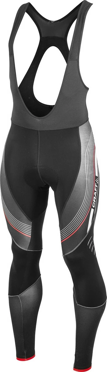 Cuissard Vélo Hiver Craft Perf Grand Tour Noir Blanc Rouge