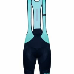 Cuissard De Vélo Santini Sleek 99 Bleu Marine Turquoise