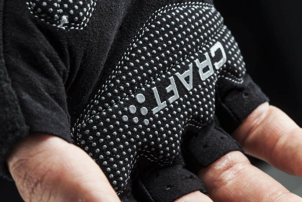 Gants De Vélo Craft Classic Mitaine Noir Blanc – Image 2