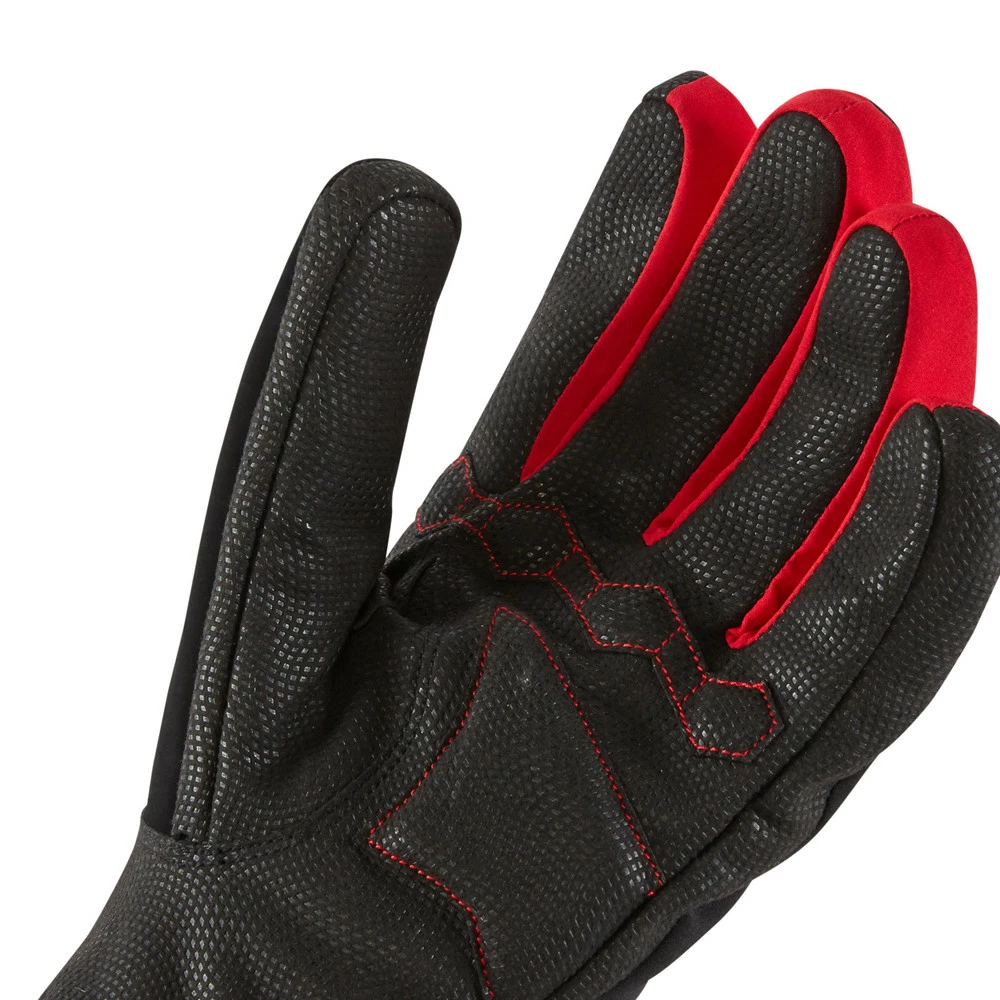 Gants De Vélo Hiver Sealskinz Brecon XP Imperméables Noir Rouge – Image 2