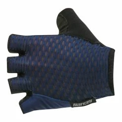 Gants De Vélo Santini Tono Bleu Marine