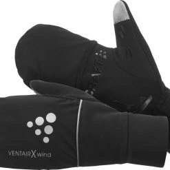 Gants Vélo Et XC Craft Hybrid Weather Coupe Vent Noir