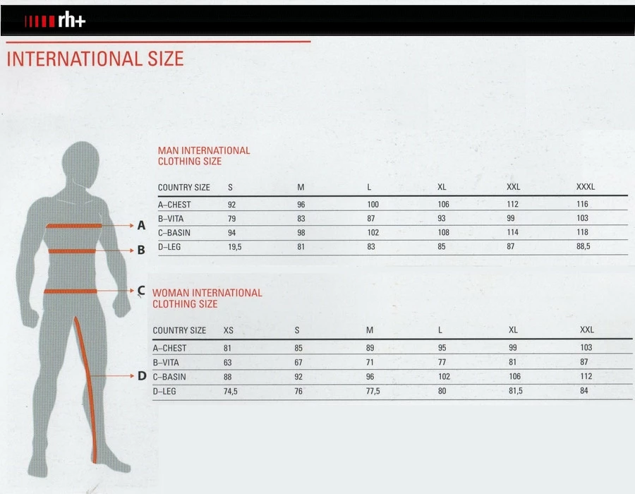 ZERO RH+ Cuissard Vélo De Route Zero RH Vertical Bibtight Hiver Noir – Image 2