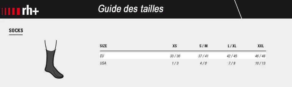 ZERO RH+ Chaussettes De Vélo Zero Rh Fuego 6 Sock Bleu Blanc – Image 2