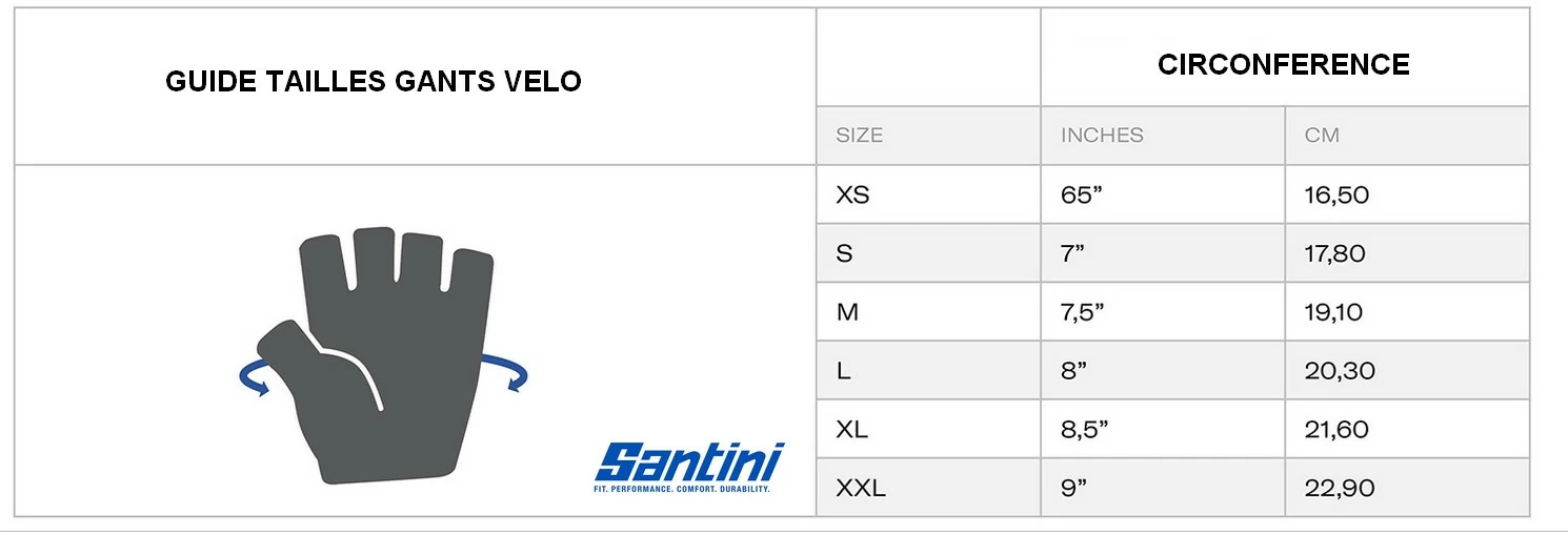 Gants De Vélo Santini Soffio Bleu Marine – Image 4