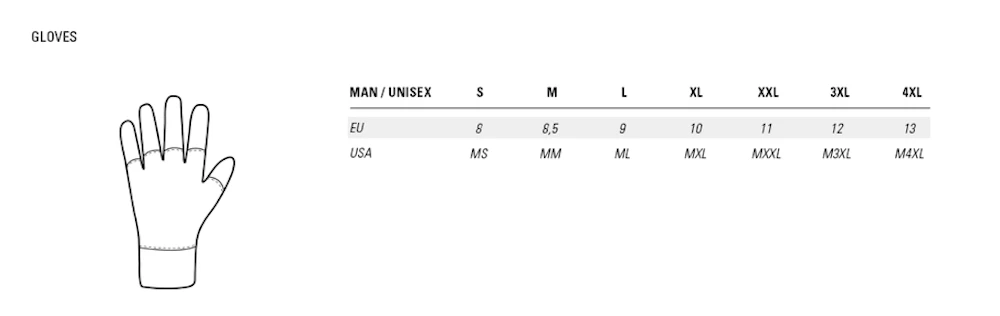 ZERO RH+ Gants De Vélo Zero Rh Hero Glove Blanc Noir – Image 2