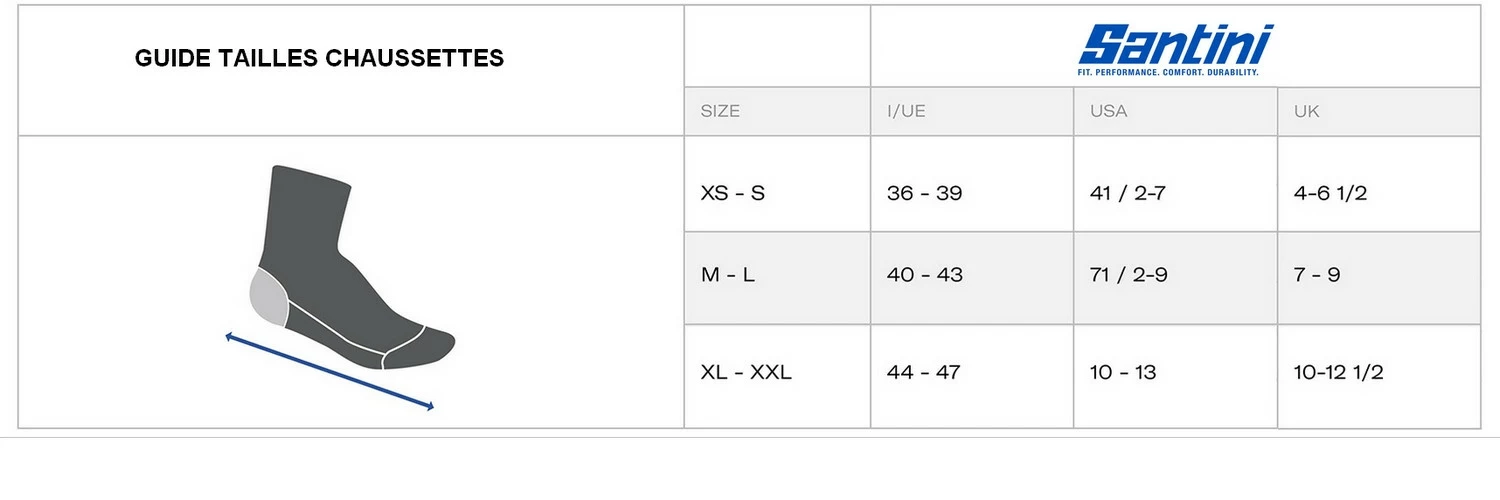 Chaussettes De Vélo Santini Classe Orange – Image 4