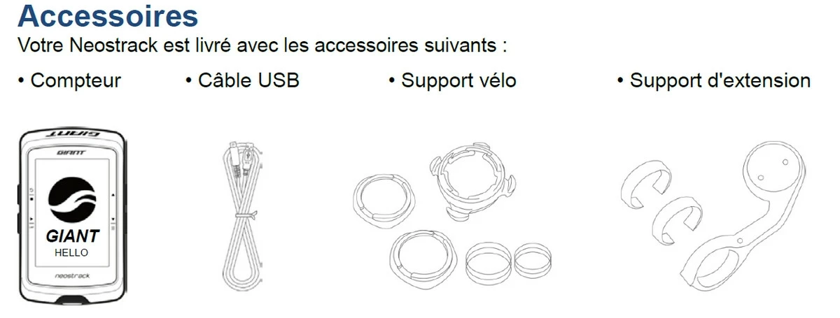 Compteur GPS Vélo De Route Et VTT Giant Neostrack – Image 2