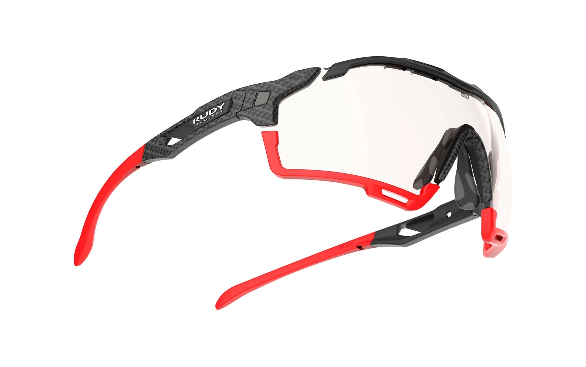 Lunettes Vélo Rudy Project Cutline Carbonium ImpactX2 VRouge Bumpers Rouge – Image 3