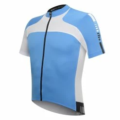 ZERO RH+ Maillot De Vélo Zero Rh Agility Jersey Bleu Blanc