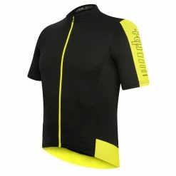 ZERO RH+ Maillot De Vélo Zero Rh Energy Jersey FZ Noir Jaune