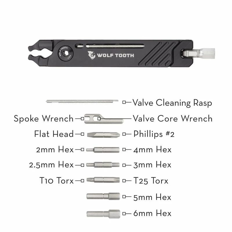 Wolf-tooth Multitool Wolf Tooth 8-Bit Pack Pliers Ultra-light – Image 2