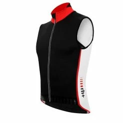 ZERO RH+ Zero Rh Outside Veste Cyclisme Route Sans Manche Noir Blanc