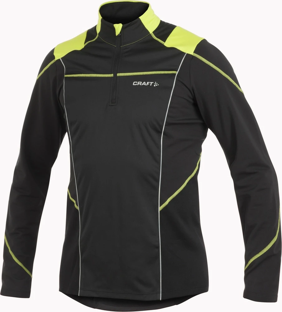 Sweat Skating Outdoors Craft Perf Thermal Wind Top Noir Jaune – Image 2