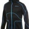 Sweat Outdoor Et Running Craft Capuche Zippé Homme Noir Bleu