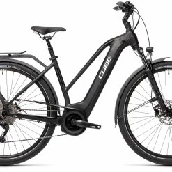 Velo VTC Electrique Cube Touring Hybrid Pro Trapèze XS Bosch 625Wh Noir Blanc 2021