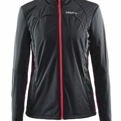 Veste Ski De Fond Craft Tempete Dame Noir Ruby Crush
