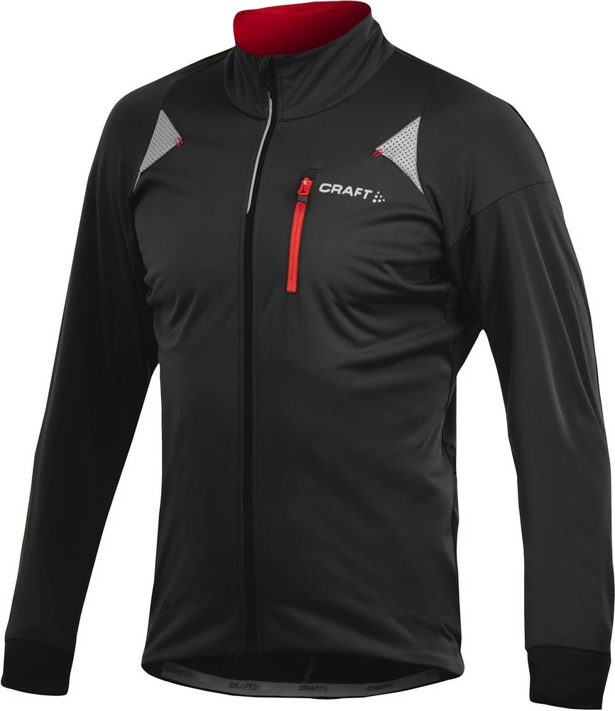 Veste Vélo De Route Craft Performance Tempête Noir Rouge