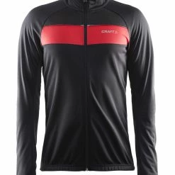 Veste Vélo Hiver Craft Siberienne Noir Rouge